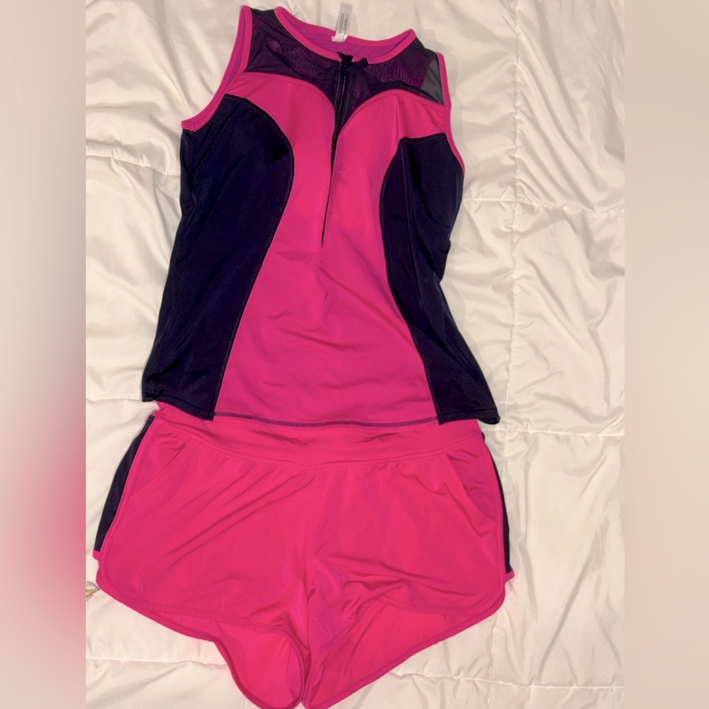 Lane Bryant Swim Set Activewear Size 10